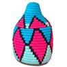 Pack of 10 assorted Berber Baskets - pink, teal & blue