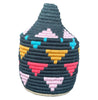 Berber Basket - colorful triangles