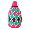 Pack of 10 assorted Berber Baskets - pink, teal & blue