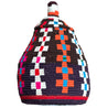 Limited Edition Berber Basket XL - dark indigo, aqua & orange