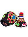 KASBAH Berber Basket L - black | yellow | multi