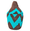 Berber Basket - turquoise | brown