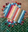 Striped Cotton PLACEMAT with TASSELS