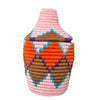 Berber Basket - pink | orange | brown | blue