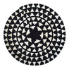 Berber Plate M - Black & White