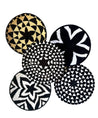 Berber Plate M - Black & White