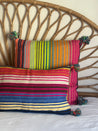 MOUIRA Multi Stripe & Pompom Cushions - 60/40