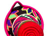 KASBAH Berber Basket L - black | fuchsia | multi