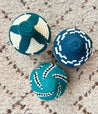 Berber Baskets - teal | white