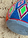 Limited Edition Berber Basket XL - orange, teal & neon green