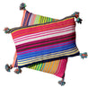 MOUIRA Multi Stripe & Pompom Cushions - 60/40