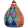 Limited Edition Berber Basket XL - orange, teal & neon green