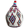 Limited Edition Berber Basket XL - white, blue & red