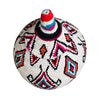 Limited Edition Berber Basket XL - white, blue & red