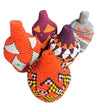 Berber Basket - plum | orange | cream