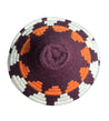 Berber Basket - plum | orange | cream