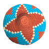 Berber Basket - chestnut | blue chevrons