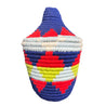 Berber Basket - red | blue | white