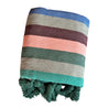 ESSAOUIRA Multi Stripe BED COVER - 290 x 175 cm