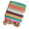 ESSAOUIRA Multi Stripe BED COVER - 290 x 175 cm