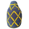 Berber Basket - navy | yellow