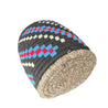 Berber Basket - multi blue swirl