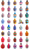 Berber Baskets - warm | multi | triangles