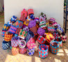 Berber Baskets - red, beige & black